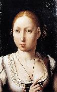 Juan de Flandes Portrait of Joan the Mad oil